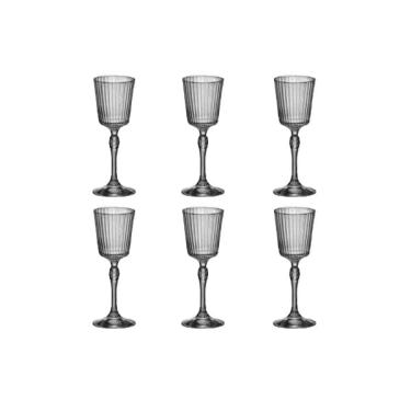 Imagem de Jogo de taças cordial em vidro Bormioli Rocco America'20s 80ml 6 peças