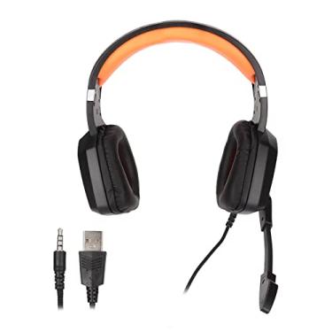 Imagem de Fone de ouvido para jogos com fio, fone de ouvido game over head Dynamic RGB omnidirecional ergonômico para PS4 para Xbox