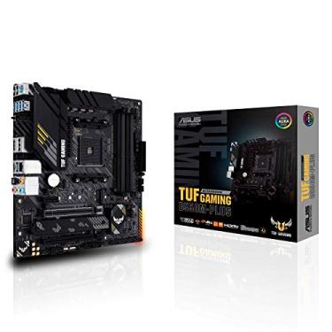 Imagem de ASUS TUF Gaming B550M-PLUS AMD AM4 (3ª geração Ryzen Micro ATX placa mãe para jogos (PCIe 4.0, 2,5 GB LAN, BIOS Flashback, HDMI 2.1, USB 3.2 Geração 2, Cabeçalho RGB Addressable Gen 2 e Aura Sync)