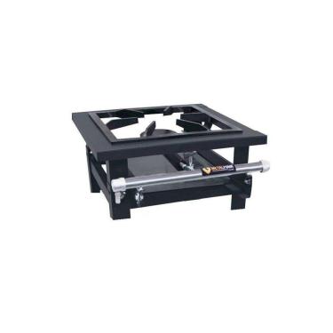 Imagem de Fogão Industrial Mesa 1 Boca Alta Pressão P7 - MetalFour