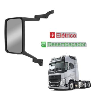 Imagem de Espelho le p Volvo fm 2014 2015 2016 2017 2018 2019 Elétrico