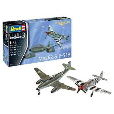 Imagem de 2 Kit Messerschmitt Me262 & P-51B Revell 03711 Combat Set