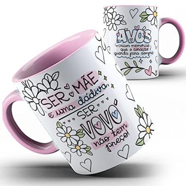Imagem de Caneca rosa avó Ser vovó não tem preço
