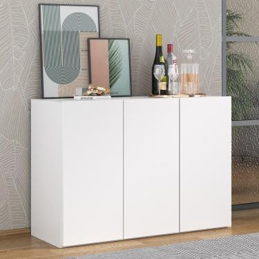 Imagem de Aparador Buffet 3 Portas Veneza Multimóveis MP1007 Branco