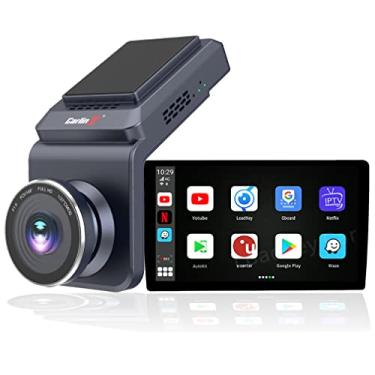Imagem de Mini escondida CarPlay Ai Dash Cam 4 em 1 inteligente Android 9.0 Box sem fio CarPlay Android Auto 4G SIM WIFI DVR 1080P HD GPS Bluetooth 4G + 64G