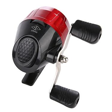 Imagem de Roda de peixe de tiro Teuopioe, carretel de arpão de tiro, carretel de tiro de estilingue, carretel de pesca spincast para pesca acessório de substituição de pesca viagens ao ar livre(红色)