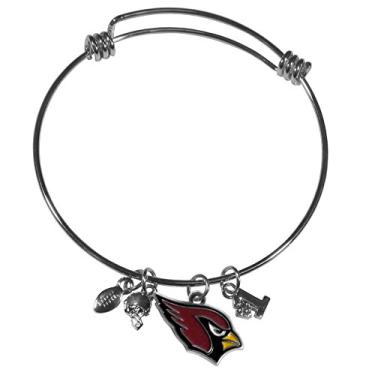 Imagem de NFL Siskiyou Sports Bracelete feminino Arizona Cardinals Charmoso Tamanho único Cor do time
