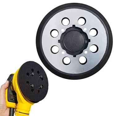 Imagem de Almofada para lixadeira de substituição de gancho e laço de 5 polegadas para DeWalt DWE6423/6423K, DWE6421/6421K, DCW210B Sander orbital aleatória - Substituição direta para número de peça de almofada DWE64233 e N329079