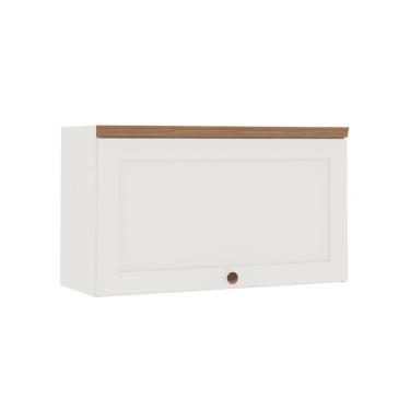 Imagem de Armário Aéreo Iluminata 1 Porta Branco 80 cm
