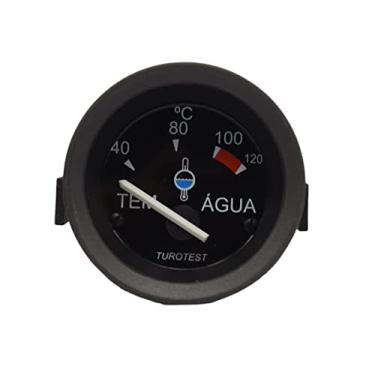 Imagem de Indicador Temperatura Água Elétrico 52Mm MF 1630 3366 3640 5650 Iluminaçao Verde Mostrador Preto