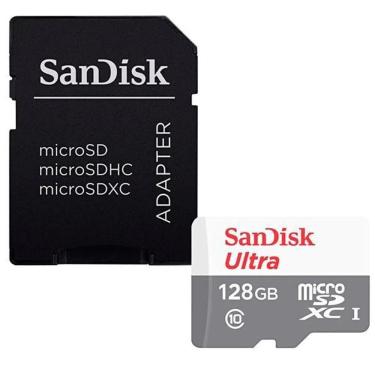 Imagem de Cartao de Memoria microSD Sandisk 128GB Ultra Classe 10