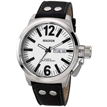 Imagem de Relógio Magnum Masculino Ref: Ma31524q Casual Prateado