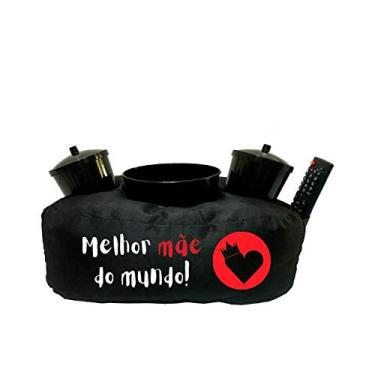 Imagem de Almofada Porta Pipoca Melhor Mãe do Mundo Cor:Preto