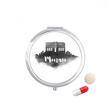 Imagem de Palais Princier de Mônaco Ink City Pill Case Pocket Medicine Storage Box Dispenser Recipiente