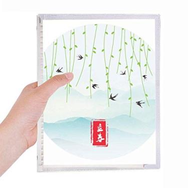 Imagem de Agenda de papelaria recarregável Spring Begins Twenty Four Solar Term Notebook Folhas Soltas Diário