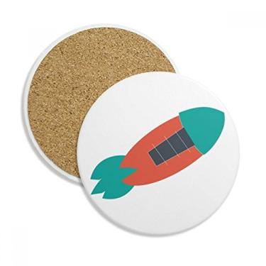 Imagem de Caneca de copo alienígena monstro foguete copo copo copo de mesa pedra absorvente de proteção de mesa