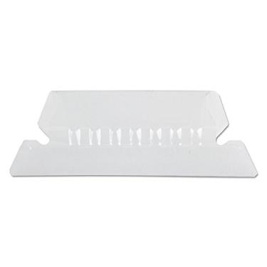 Imagem de Pasta de arquivos Pendaflex 42CR para pendurar, aba 1/5, duas polegadas, aba transparente/inserção branca, 25/pacote