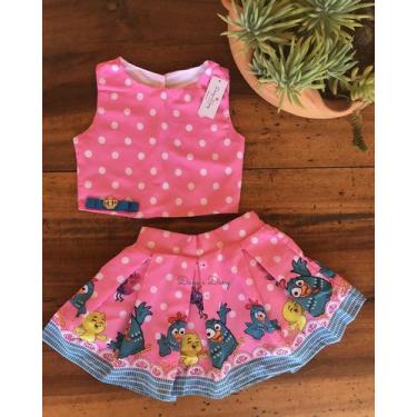 Roupa galinha pintadinha store c&a