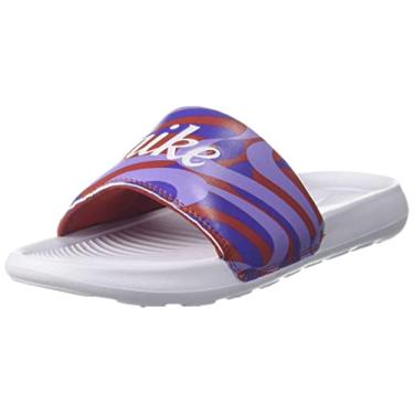 Imagem de Nike Estampa feminina Claquettes Victori One, Cinnabar White Lapis Light Thistle, 38