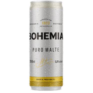 Imagem de Cerveja Bohemia Puro Malte Lata - 12Und / 350ml