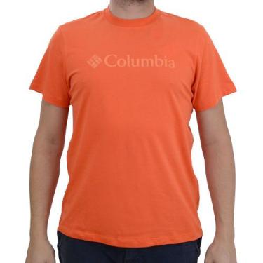 Imagem de Camiseta Masculina Columbia Basic Logo Ii Laranja - 3210
