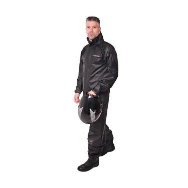 Imagem de Conjunto Capa de Chuva PVC Pioneira Combate Moto Motoqueiro