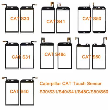 Imagem de Tela de toque para trator caterpillar  s30  gatos  s40  painel de vidro frontal  sensível ao toque