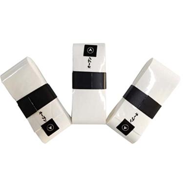 Imagem de Sports Supreme Overgrip, Tacky Feel Tennis Grip Fita Overgrip para tênis, pickleball, squash, badminton e raquebol, durável e absorvente, fácil de aplicar (3 pegadas, branco)