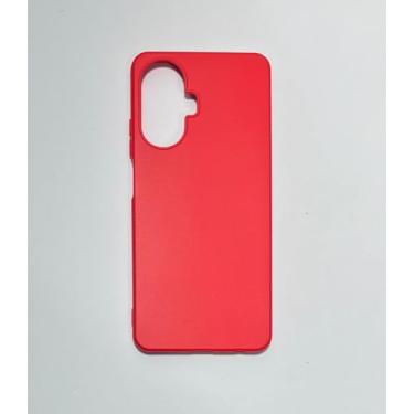Imagem de Capa capinha compativel Realme C55 aveludada por dentro (Vermelho)