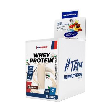 Imagem de Whey Protein Concentrado 30g Baunilha - Display 10 Sachês NewNutrition-Unissex