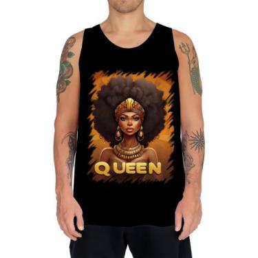 Imagem de Camiseta Regata Rainha Africana Queen Afric 4 - Kasubeck Store