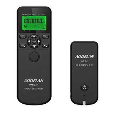 Imagem de AODELAN Controle remoto temporizador para Nikon Z6, Z7, D850, D810, D750, D700, D3, D4, D5, D3100, D5000, D7200, D600, D610, D3300, Coolpix P1000, substituição do obturador Nikon MC-36A e MC-DC2