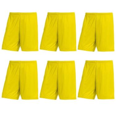 Imagem de Kit Atacado 6 Calções PMC Futebol Plus Size Mascu-Masculino
