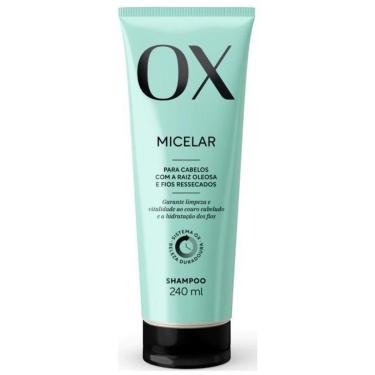 Imagem de Shampoo OX Micelar Cabelos Com Raiz Oleosa E Ressecados 240ml-Unissex