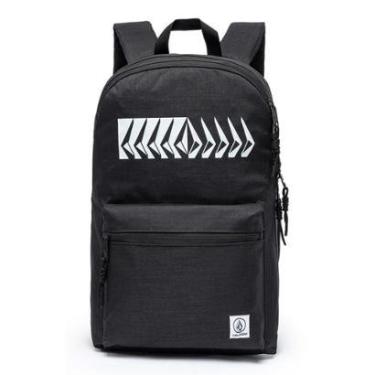 Imagem de Mochila Volcom Notebook Bolsa Casual Reforçada Faculdade Impermeável Viagem 20 Litros-Masculino