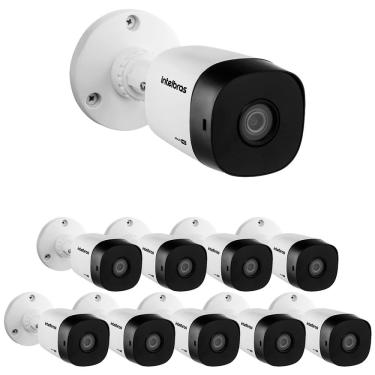 Imagem de Kit 10 Câmeras Multi HD 2 Megapixels 3.6mm 30m VHD 1230 B G7 Intelbras