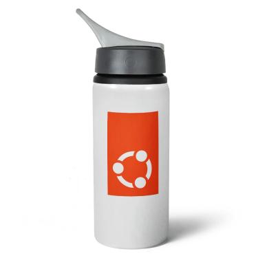 Imagem de Garrafa Squeeze NK Geek Dev Linux  -Ubuntu Linux