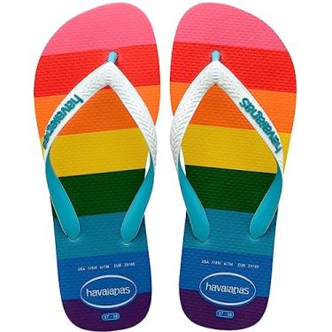Imagem de Chinelo Top Pride Allover, Havaianas, Unissex, Azul, 35-36