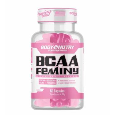 Imagem de BCAA Feminino 60 Capsulas Aminoacidos Essenciais Enriquecido com vitamina B6 Sem Sabor Ultra Concentrado Rapida Absorção Importado Original