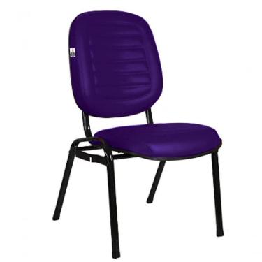 Imagem de Cadeira Empilhável Para Igrejas Evangélicas Linha Holy Roxo