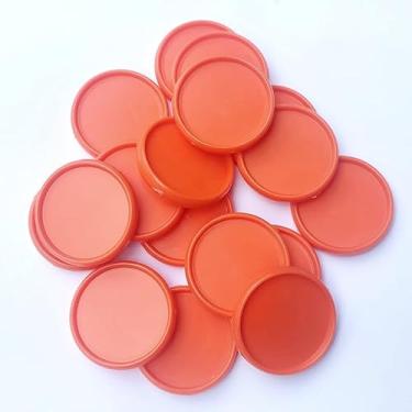 Imagem de Kit 12 Discos G 32mm de Caderno Infinito Sistema Inteligente Amor Infinito Cadernos - Liso (Laranja Begônia)