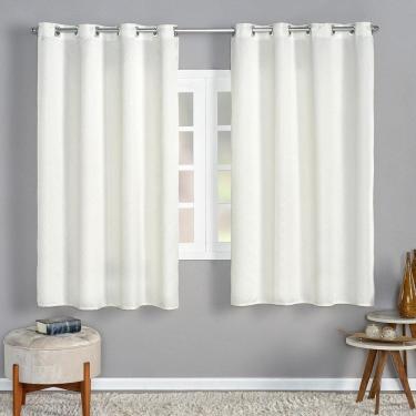 Imagem de Cortina Cetim 2,20M X 1,40M Seda Elegante Luxo Sala Palha