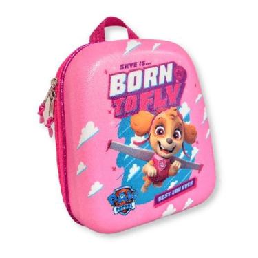 Imagem de Mochila Lancheira Infantil 3D Paw Patrol Skye Rosa Patrulha