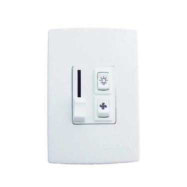 Imagem de Controle para Ventilador de teto Deslizante 1 Lâmpada Branco QV36 127 