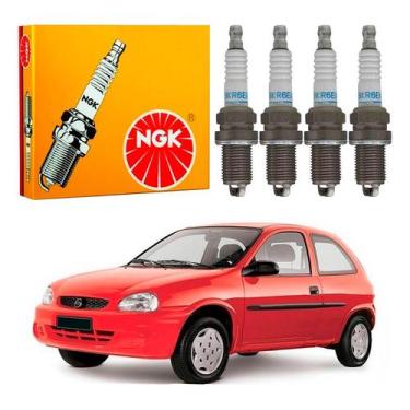 Imagem de Jogo 4 Velas Ignição Ngk Corsa 1.0 16v 1999 A 2002