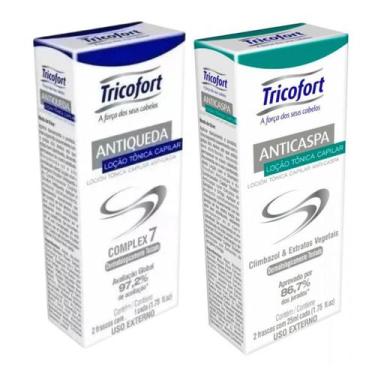 Imagem de Kit Tricofort Loção Tônica Capilar Antiqueda + Anticaspa 20ml Original