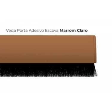 Imagem de Veda Porta Adesivo de Escova Tapa Vento Impermeável 90 cm - Comfort Do