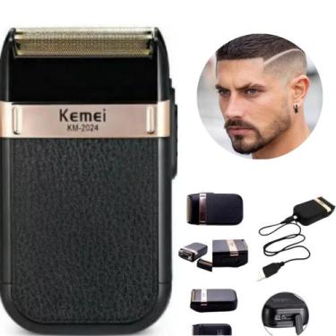 Imagem de Aparador Shaver Kemei KM-2024, Corte, Acabamento e Barba -ORIGINAL, Bi