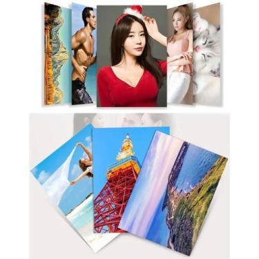 Imagem de Papel Fotográfico A4 150g Glossy Branco Brilhante Resistente à Água / 