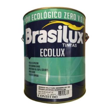 Imagem de Tinta Epóxi Resistente Industrial Base De Agua Branco Puro 3,6 Litros 